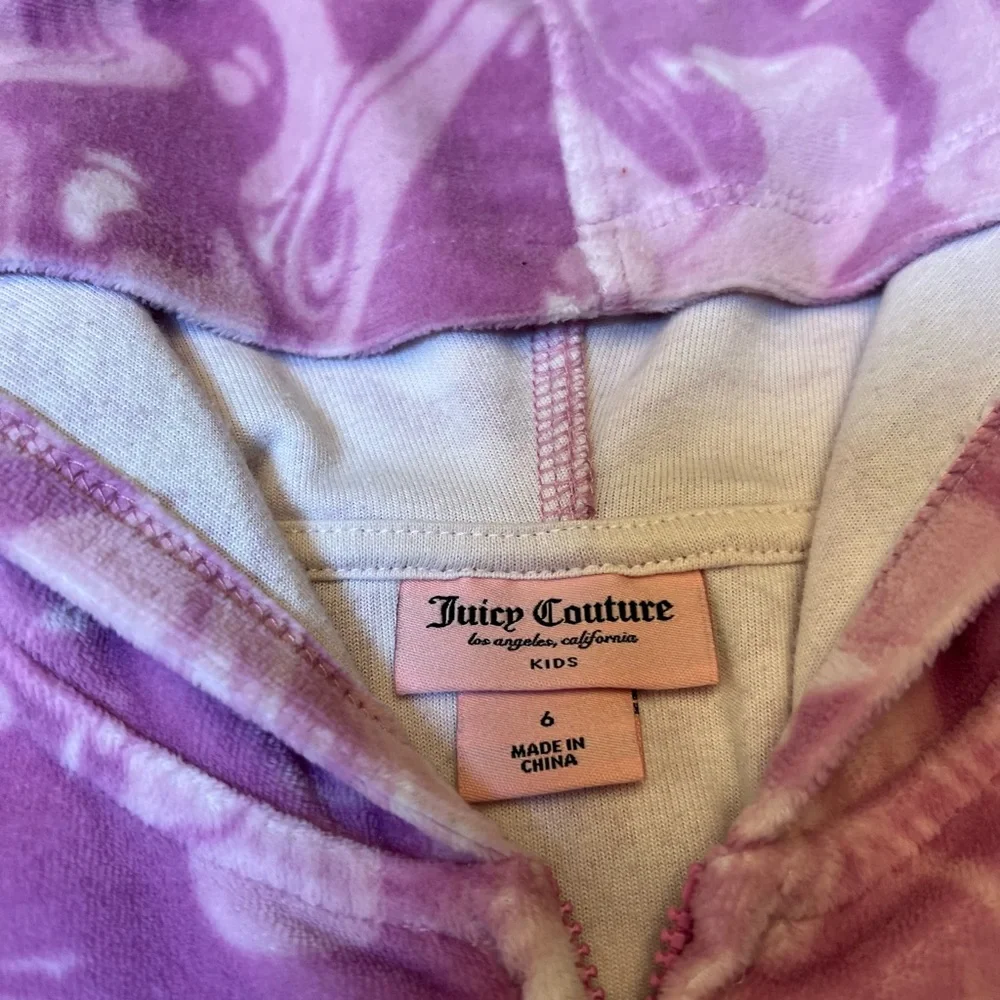Juicy Couture Girl's‎ 2-Piece Velour Set Size 6